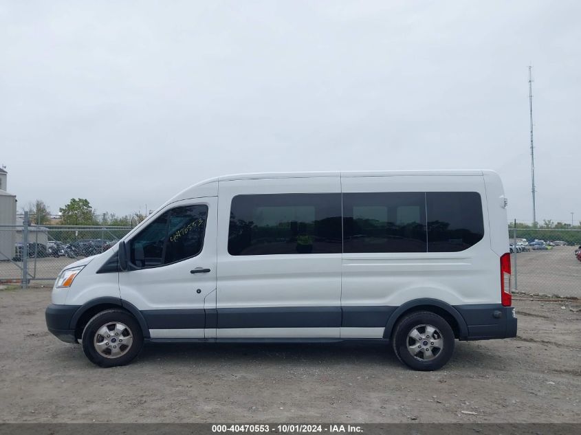 1FBAX2CM5HKA98926 2017 Ford Transit Wagon T-350 Xlt