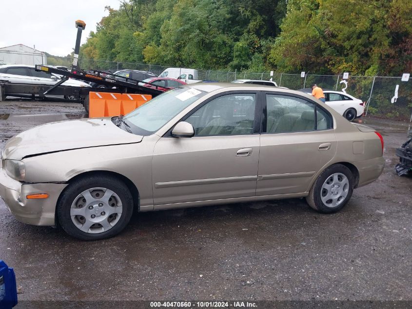 2003 Hyundai Elantra Gls/Gt VIN: KMHDN45D93U698400 Lot: 40470560