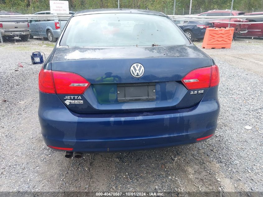 3VWDP7AJ1DM375828 2013 Volkswagen Jetta 2.5L Se