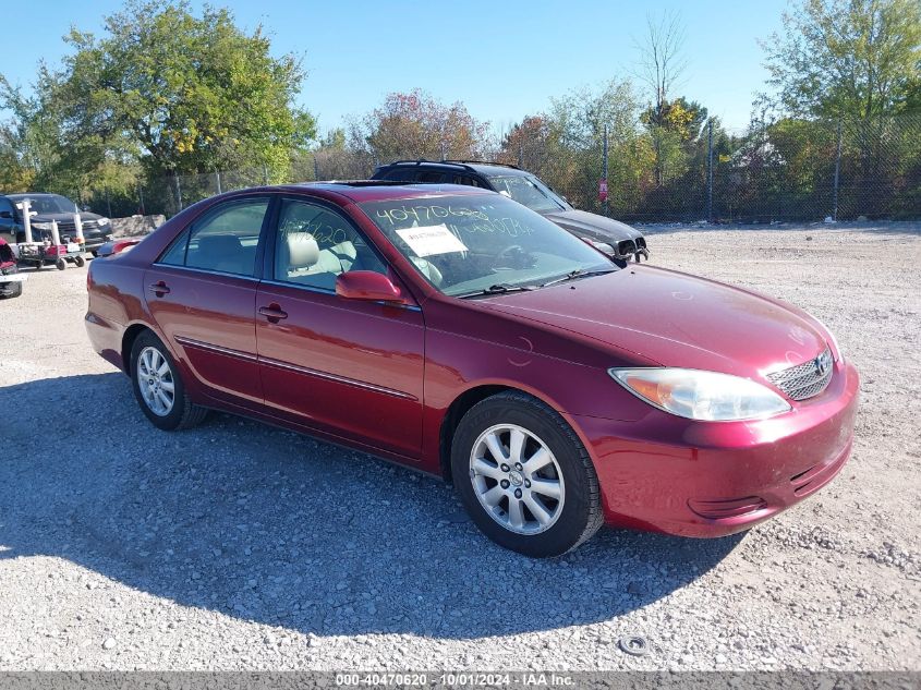 2002 Toyota Camry Le/Xle/Se VIN: 4T1BE30K82U049662 Lot: 40470620