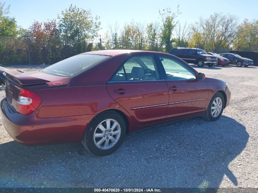 2002 Toyota Camry Le/Xle/Se VIN: 4T1BE30K82U049662 Lot: 40470620