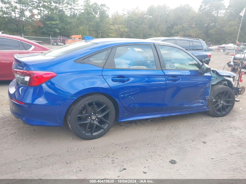 2022 Honda Civic Sport VIN: 2HGFE2F51NH502899 Lot: 40470635