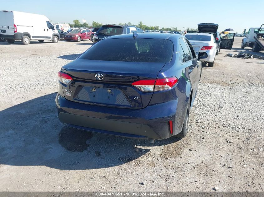 2021 Toyota Corolla Le VIN: JTDEPMAE7MJ167815 Lot: 40470651