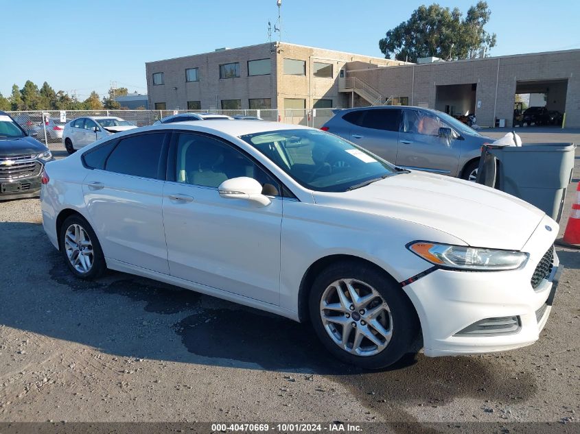 2013 Ford Fusion Se VIN: 3FA6P0HR4DR103104 Lot: 40470669