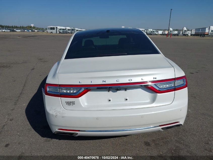 2017 Lincoln Continental Reserve VIN: 1LN6L9NC0H5616767 Lot: 40470678