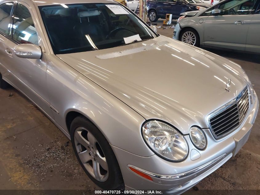 2003 Mercedes-Benz E 500 VIN: WDBUF70J23A126326 Lot: 40470725