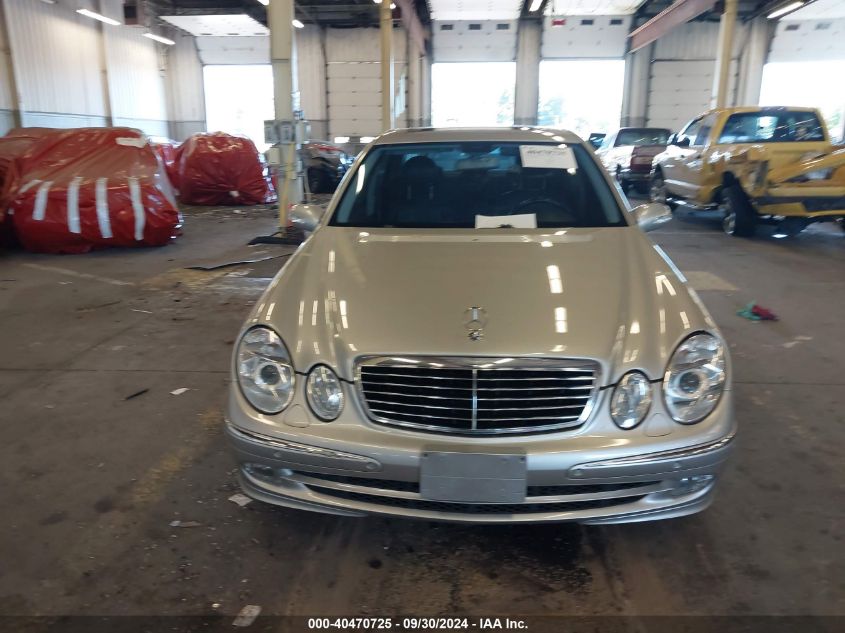 2003 Mercedes-Benz E 500 VIN: WDBUF70J23A126326 Lot: 40470725