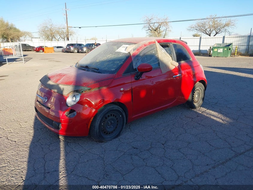 Vin: 3c3cffar6ct335559, lot: 40959479, fiat 500 pop 20122
