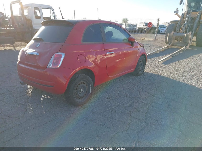 Vin: 3c3cffar6ct335559, lot: 40959479, fiat 500 pop 20124