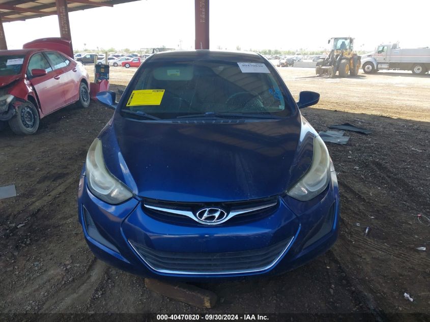 2015 Hyundai Elantra Se/Sport/Limited VIN: 5NPDH4AE3FH576785 Lot: 40470820