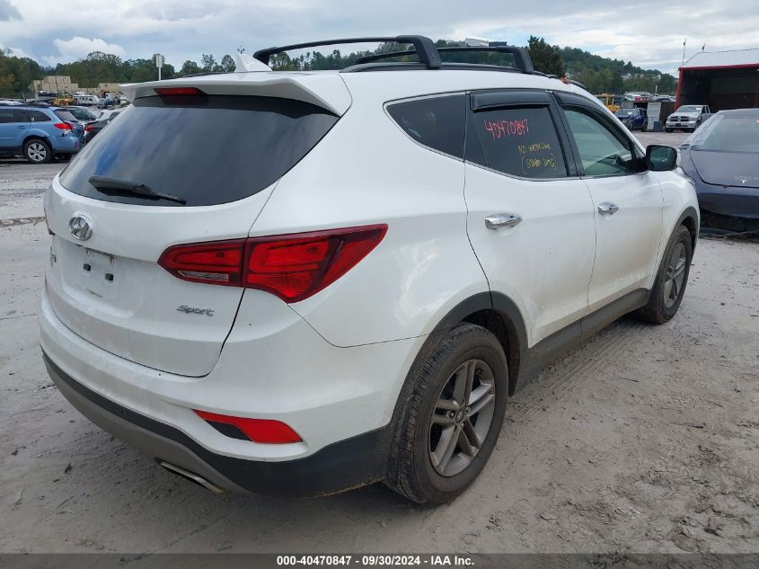 VIN 5NMZU3LB7JH087844 2018 Hyundai Santa Fe, Sport... no.4