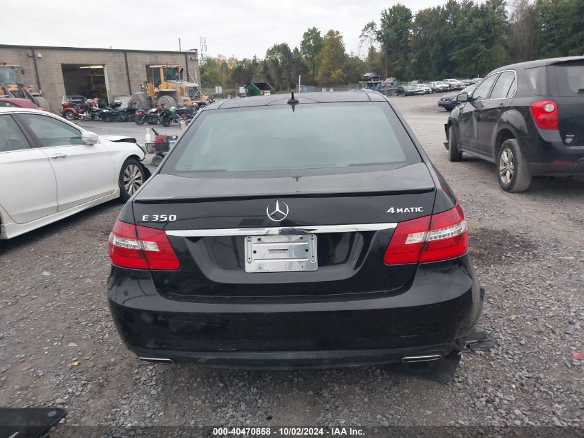 2011 Mercedes-Benz E 350 4Matic VIN: WDDHF8HB0BA362743 Lot: 40470858