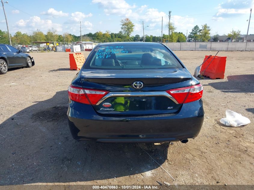 2015 Toyota Camry Se VIN: 4T1BF1FK7FU094414 Lot: 40470863