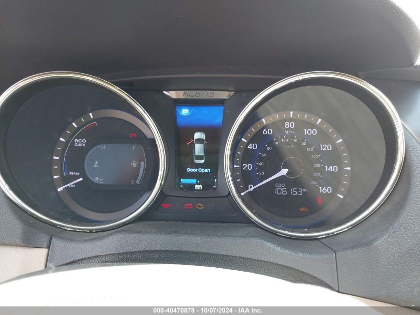 KMHEC4A49CA032994 2012 Hyundai Sonata Hybrid