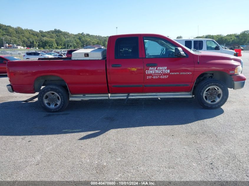 2003 Dodge Ram 2500 Slt/Laramie/St VIN: 3D7KU28D93G792512 Lot: 40470880