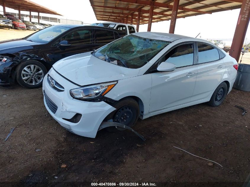 2016 Hyundai Accent Se VIN: KMHCT4AEXGU160861 Lot: 40470886