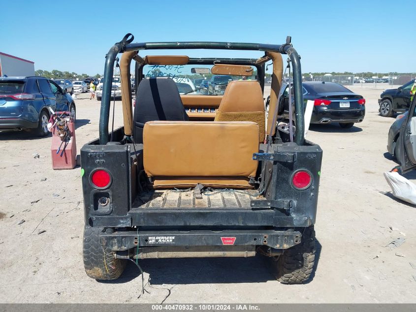 1995 Jeep Wrangler / Yj S/Rio Grande VIN: 1J4FY19P1SP276605 Lot: 40470932