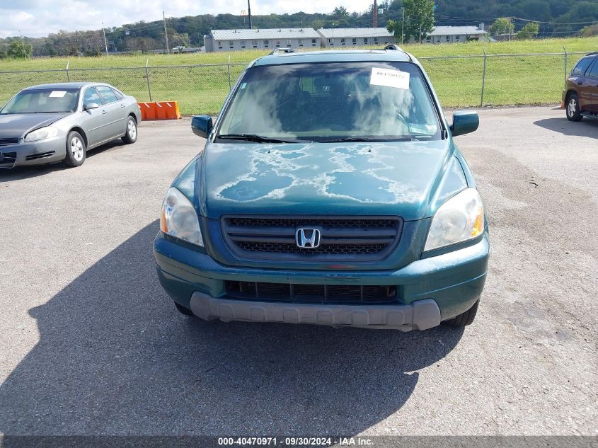 2003 Honda Pilot Ex VIN: 2HKYF18473H504535 Lot: 40470971