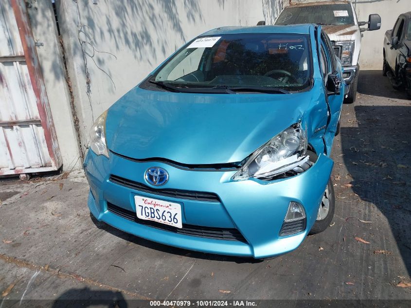 2014 Toyota Prius C Two VIN: JTDKDTB33E1070132 Lot: 40470979