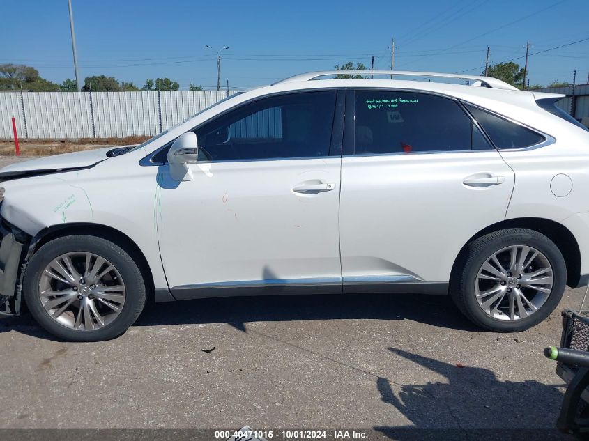 2013 Lexus Rx 350 VIN: 2T2ZK1BA0DC107506 Lot: 40471015