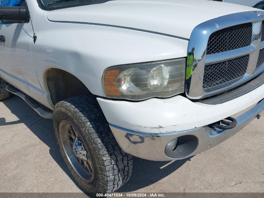 2003 Dodge Ram 2500 Slt/Laramie/St VIN: 3D7KU28D43G792580 Lot: 40471034