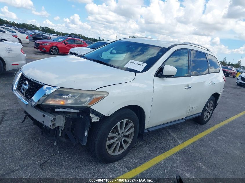 2015 Nissan Pathfinder Sv VIN: 5N1AR2MM7FC603744 Lot: 40471063