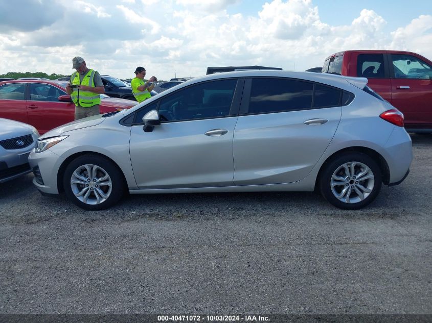 2019 Chevrolet Cruze Ls VIN: 3G1BC6SM2KS559802 Lot: 40471072