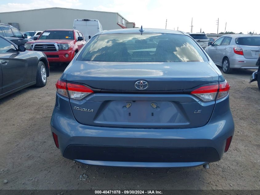 2022 Toyota Corolla Le VIN: JTDEPMAE1N3016748 Lot: 40471078