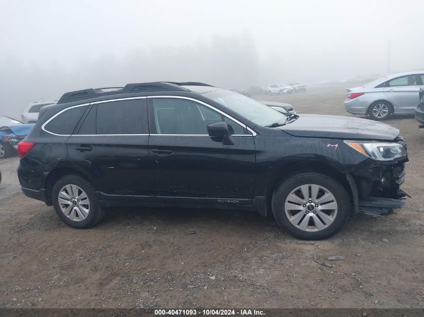 2016 Subaru Outback 2.5I Premium VIN: 4S4BSACC7G3215023 Lot: 40471093