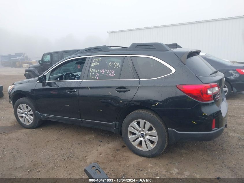 2016 Subaru Outback 2.5I Premium VIN: 4S4BSACC7G3215023 Lot: 40471093