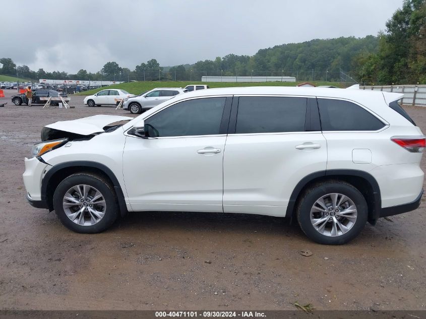 2016 Toyota Highlander Le Plus V6 VIN: 5TDBKRFHXGS336122 Lot: 40471101