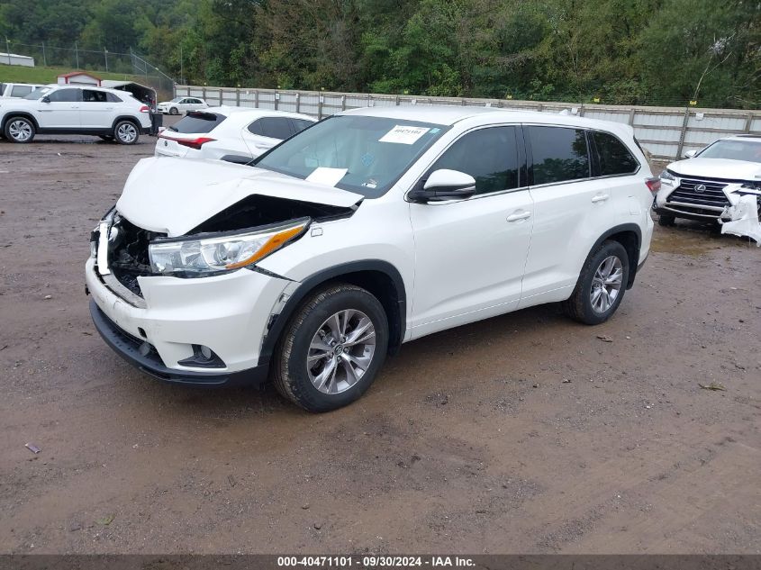 5TDBKRFHXGS336122 2016 TOYOTA HIGHLANDER - Image 2