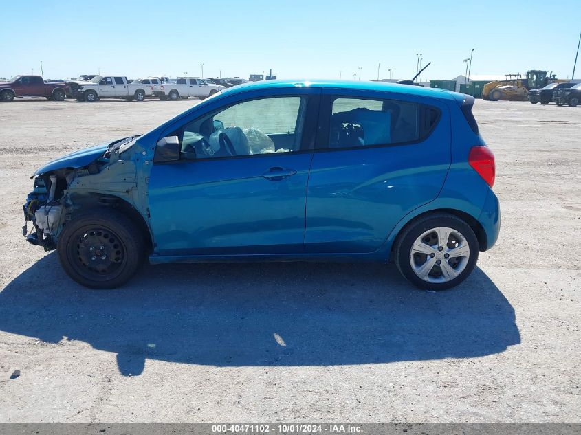 2019 Chevrolet Spark Ls Manual VIN: KL8CA6SAXKC722511 Lot: 40471102