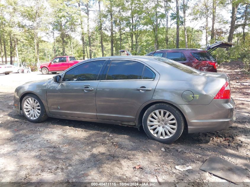 2011 Ford Fusion Hybrid VIN: 3FADP0L35BR129721 Lot: 40471115
