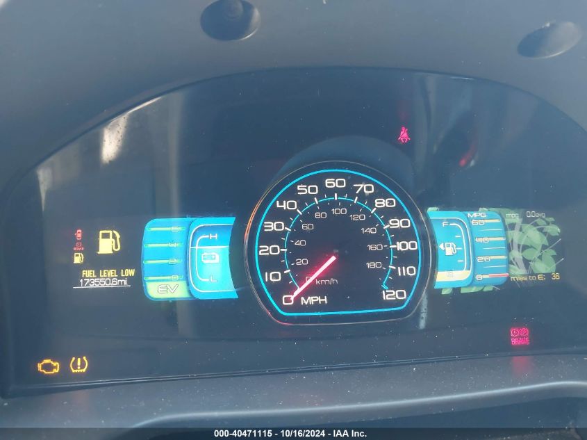 2011 Ford Fusion Hybrid VIN: 3FADP0L35BR129721 Lot: 40471115