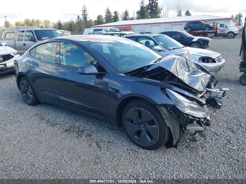 5YJ3E1EB6NF113037 2022 TESLA MODEL 3 - Image 1