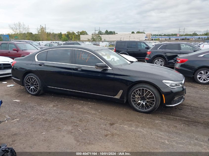 2016 BMW 750I Xi VIN: WBA7F2C58GG415825 Lot: 40471164