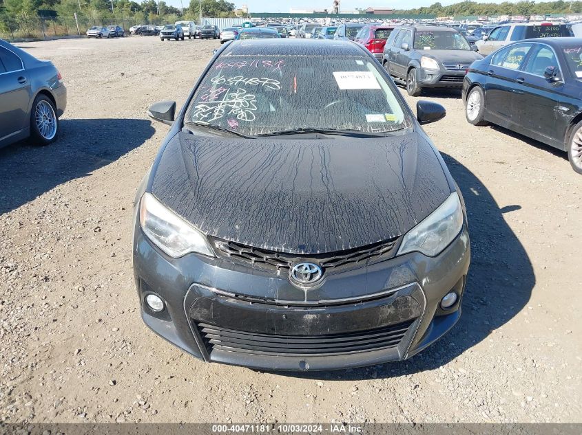 2015 Toyota Corolla S Premium VIN: 2T1BURHE8FC294912 Lot: 40471181