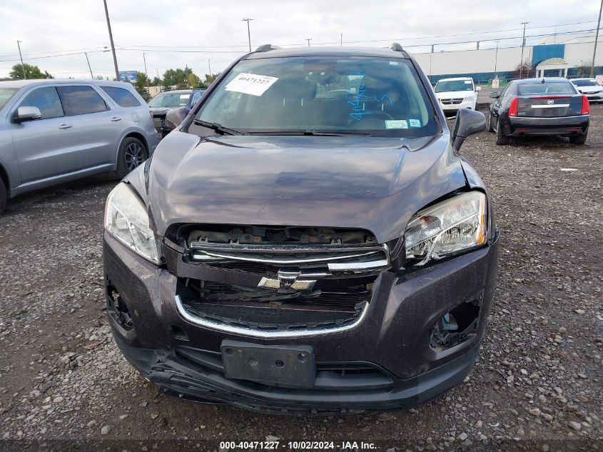 2016 Chevrolet Trax Lt VIN: 3GNCJPSB1GL116832 Lot: 40471227