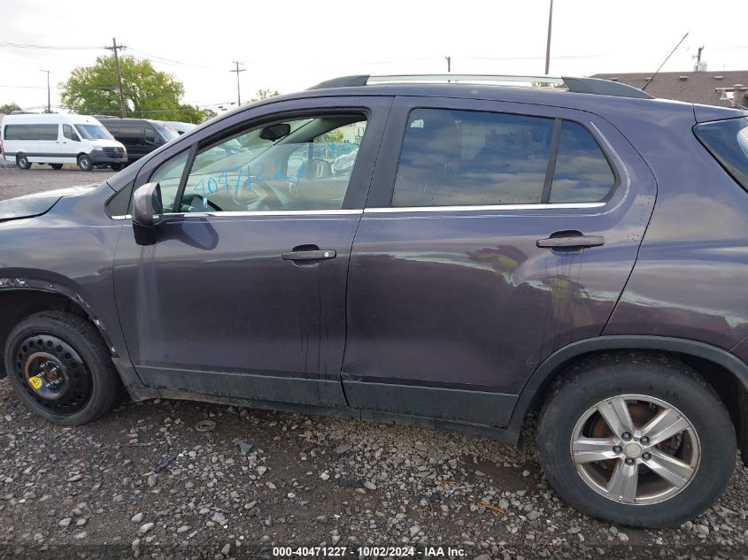 2016 Chevrolet Trax Lt VIN: 3GNCJPSB1GL116832 Lot: 40471227