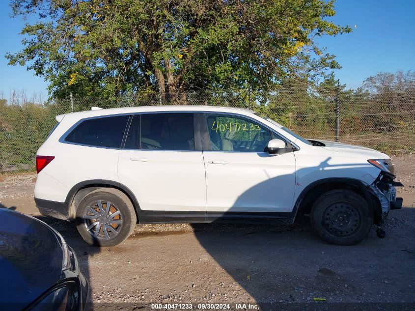 2020 Honda Pilot Awd Ex-L VIN: 5FNYF6H51LB046737 Lot: 40471233