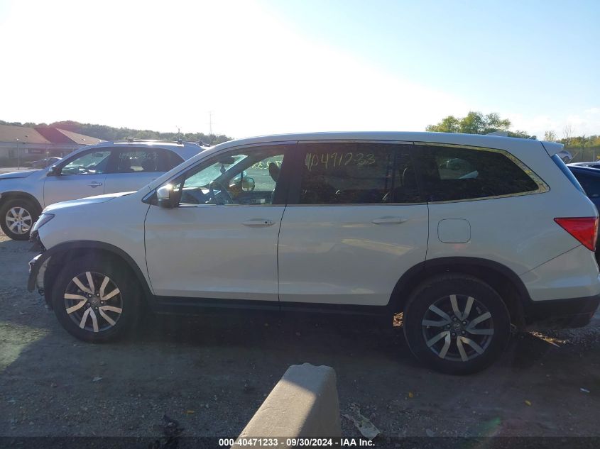 2020 Honda Pilot Awd Ex-L VIN: 5FNYF6H51LB046737 Lot: 40471233