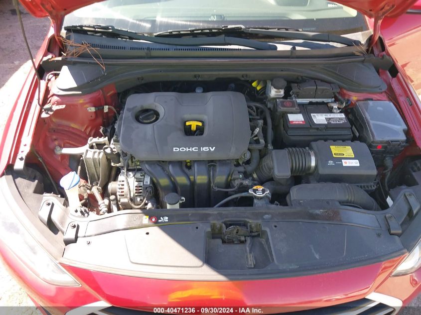 VIN 5NPD84LFXJH376971 2018 HYUNDAI ELANTRA SEL