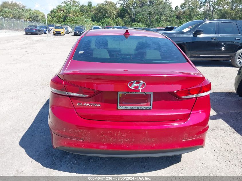 2018 Hyundai Elantra Sel VIN: 5NPD84LFXJH376971 Lot: 40471236