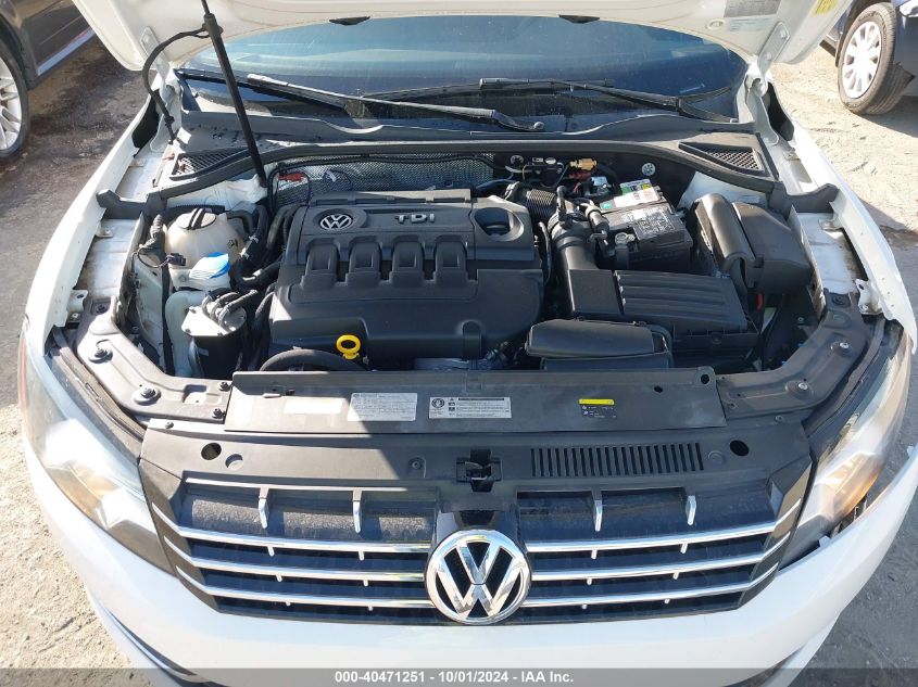 1VWCV7A3XFC044513 2015 Volkswagen Passat 2.0L Tdi Sel Premium