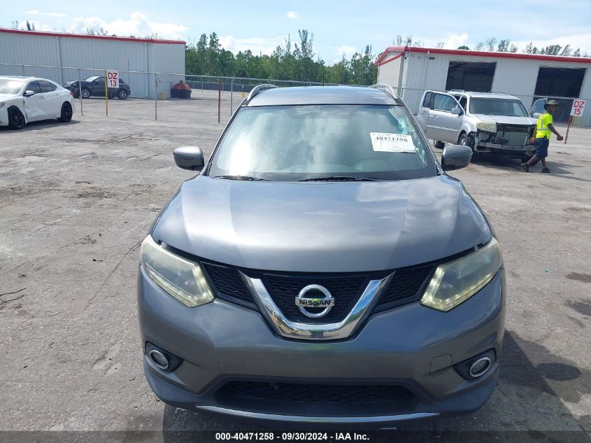 2016 Nissan Rogue S/Sl/Sv VIN: 5N1AT2MT5GC817089 Lot: 40471258