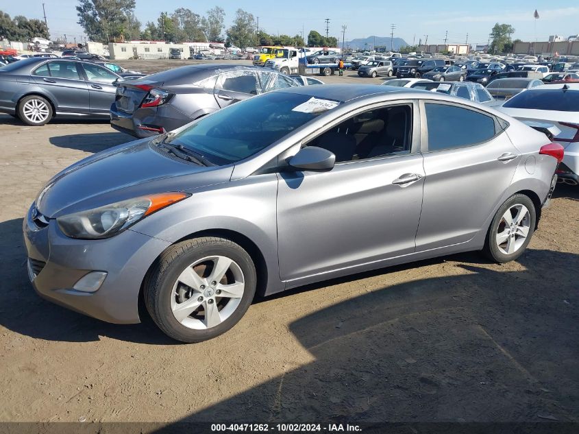 2013 Hyundai Elantra Gls VIN: KMHDH4AE4DU489685 Lot: 40471262