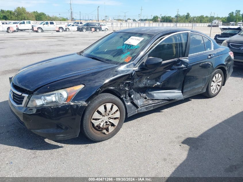 1HGCP26348A123409 2008 Honda Accord 2.4 Lx