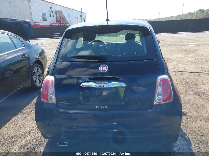 2013 Fiat 500 Pop VIN: 3C3CFFARXDT748120 Lot: 40471356