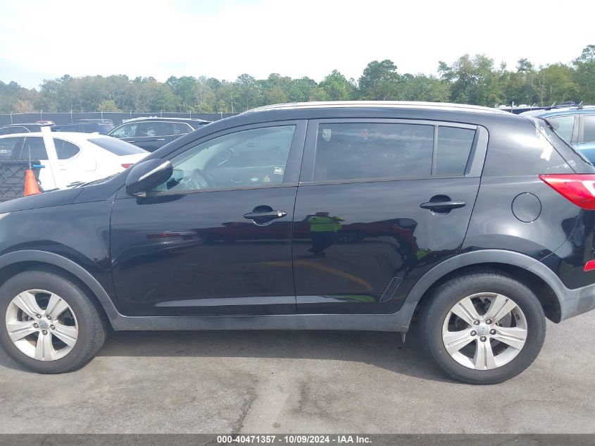 2013 Kia Sportage Lx VIN: KNDPB3A29D7385792 Lot: 40471357